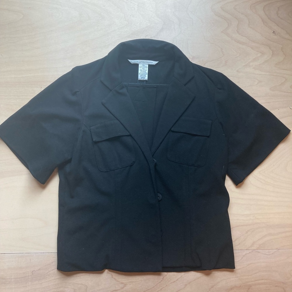 Short sleeve cardigan